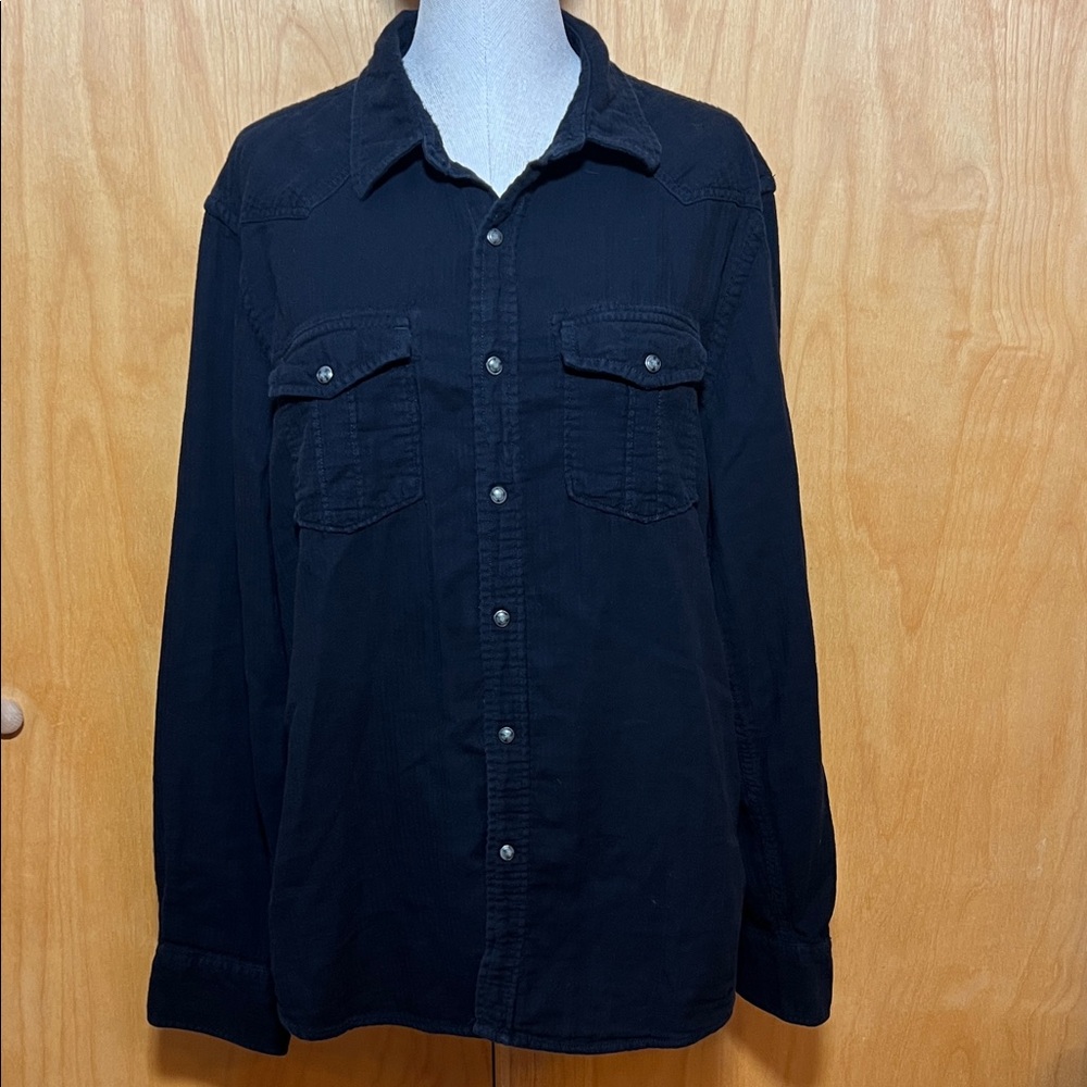 Black Button-Up Shirt